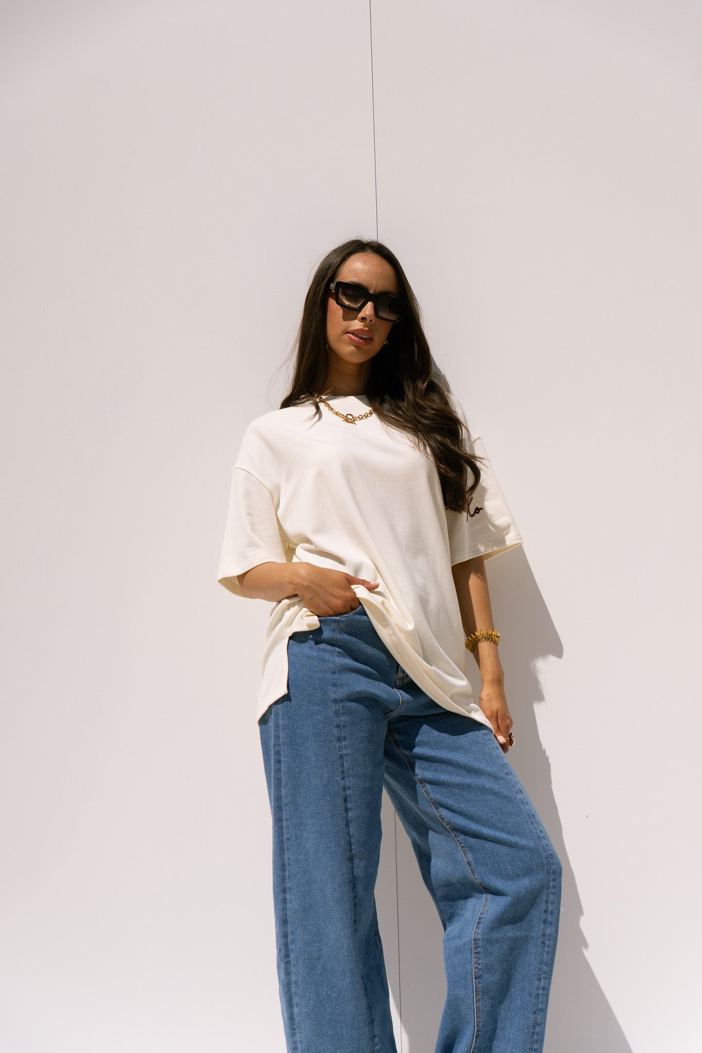 Love Laura T-Shirt In Cream