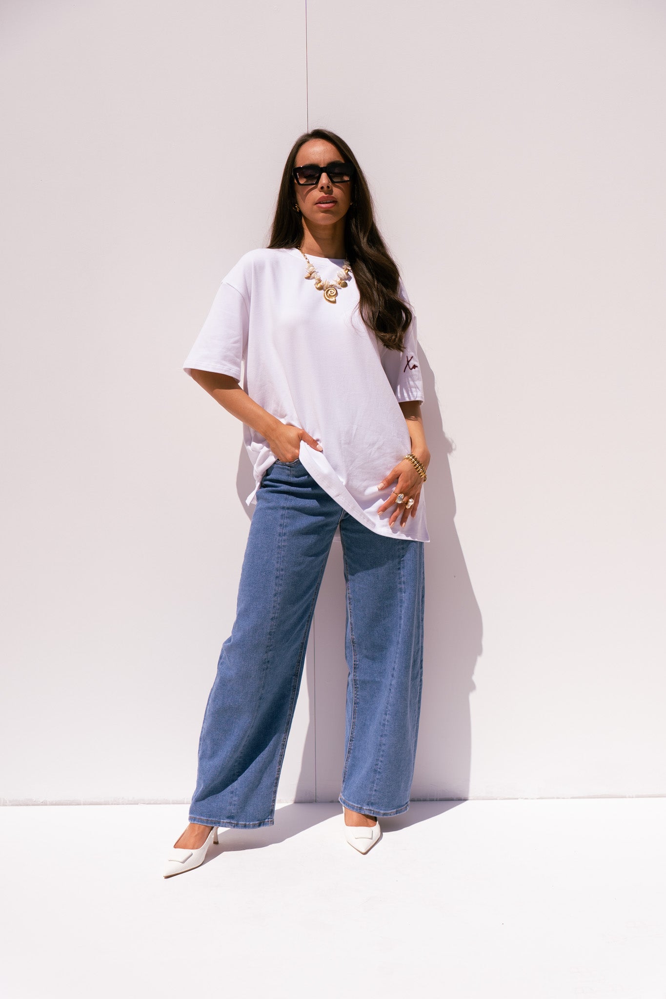 Love Laura T-Shirt In White