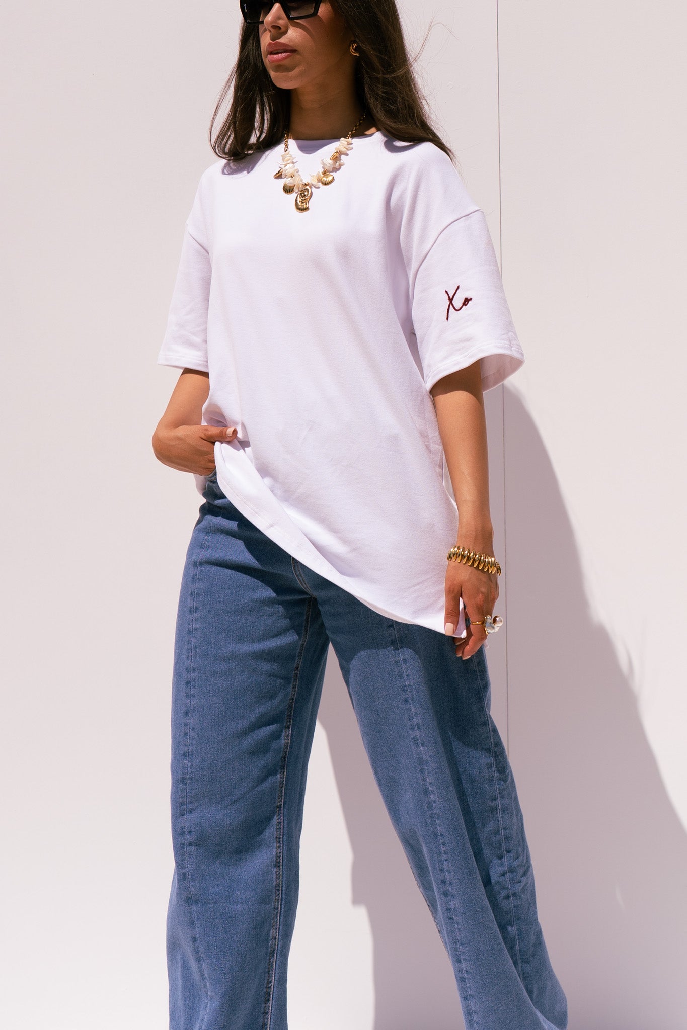 Love Laura T-Shirt In White