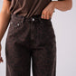 Love Laura Barrell Jeans In Dark Leopard Print
