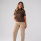 Love Laura Basic T-Shirt In Chocolate