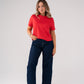 Love Laura Basic T-Shirt In Red