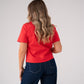 Love Laura Basic T-Shirt In Red