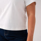 Love Laura Basic T-Shirt In White