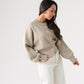 Love Laura Cardigan In Oatmeal