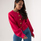 Love Laura Cardigan In Pink