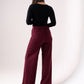 Love Laura Everyday Jeans In Burgundy