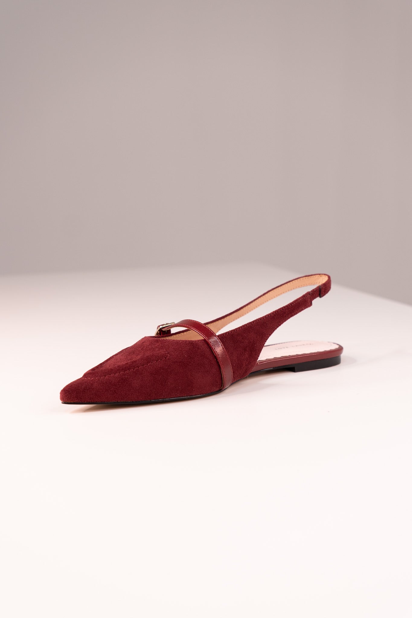 Love Laura Slingback Pump In Burgundy