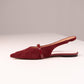 Love Laura Slingback Pump In Burgundy