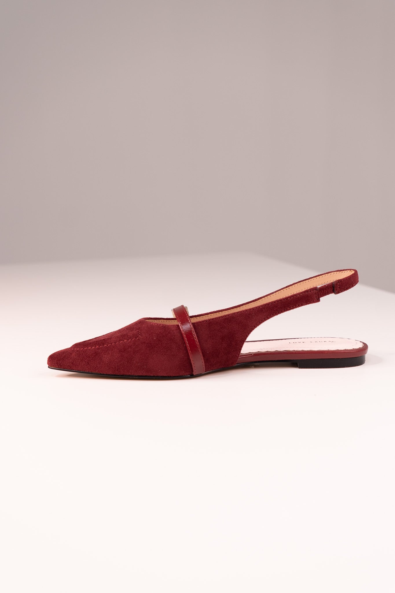 Love Laura Slingback Pump In Burgundy