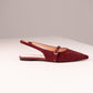 Love Laura Slingback Pump In Burgundy