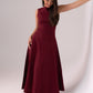 Love Laura Forever Dress In Burgundy