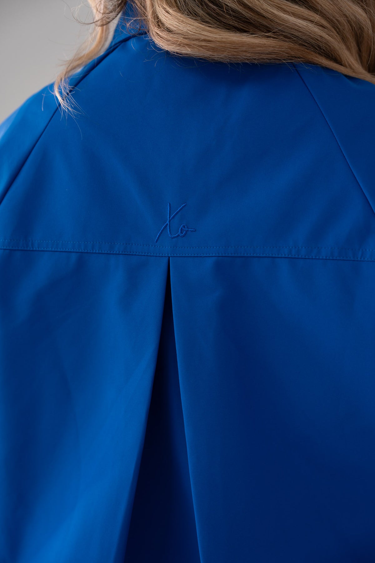 Love Laura Funnel Neck Jacket In Blue
