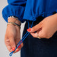 Love Laura Funnel Neck Jacket In Blue