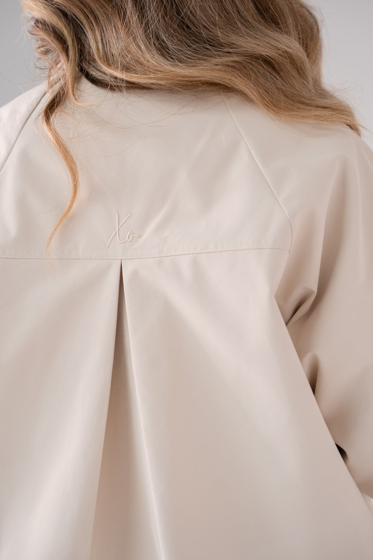 Love Laura Funnel Neck Jacket In Nude