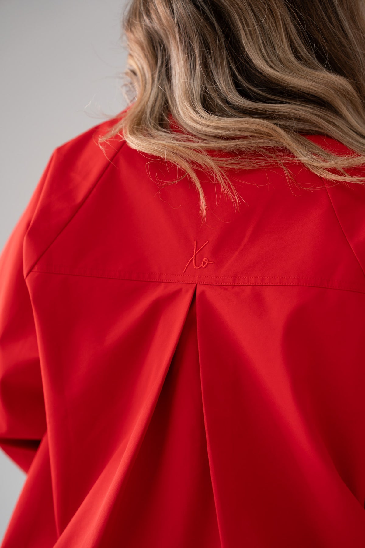 Love Laura Funnel Neck Jacket In Red