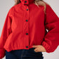 Love Laura Funnel Neck Jacket In Red