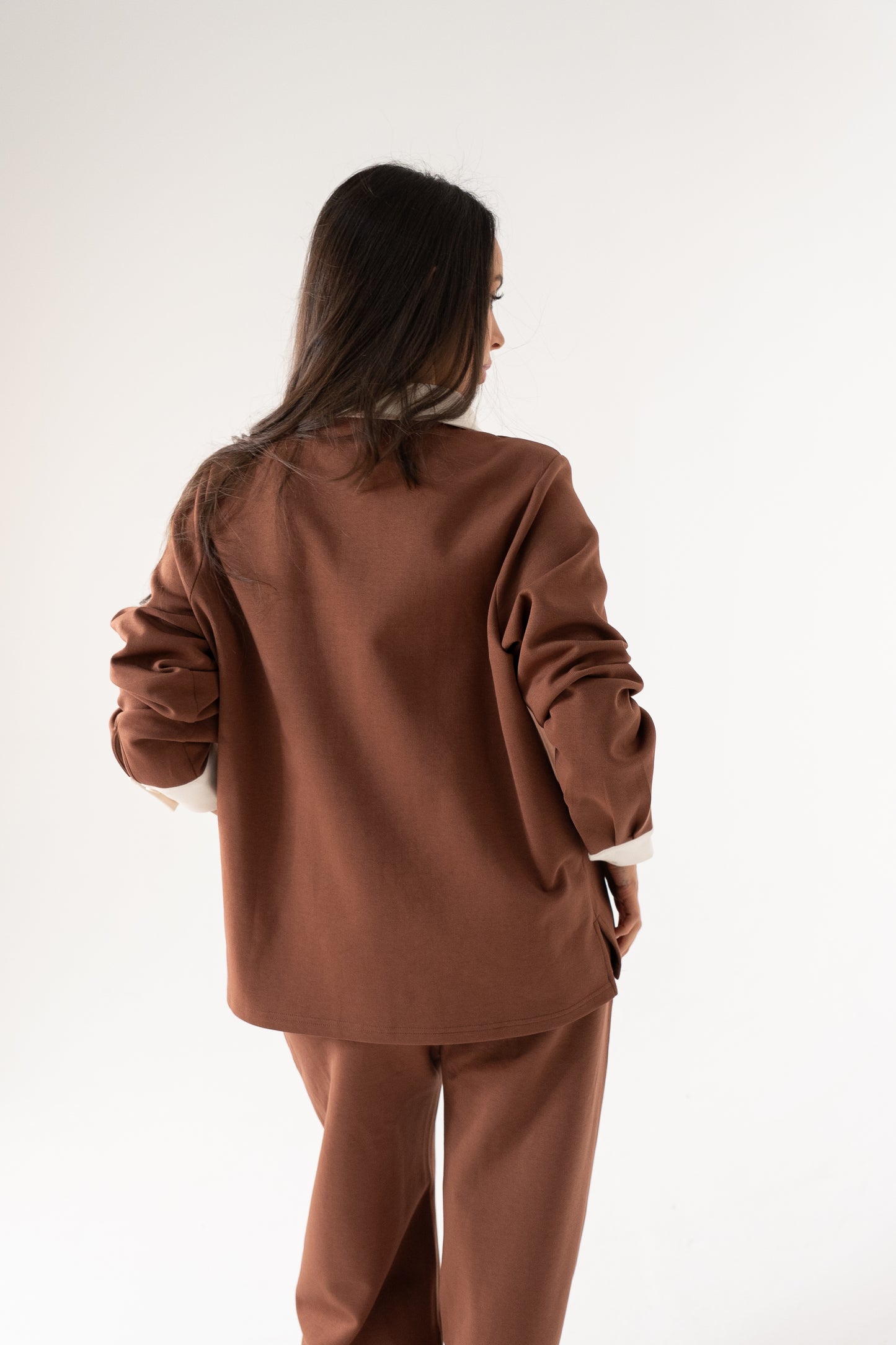 Love Laura Leisure Rugby Top In Tan