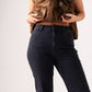 Love Laura Mom Jeans In Black Wash