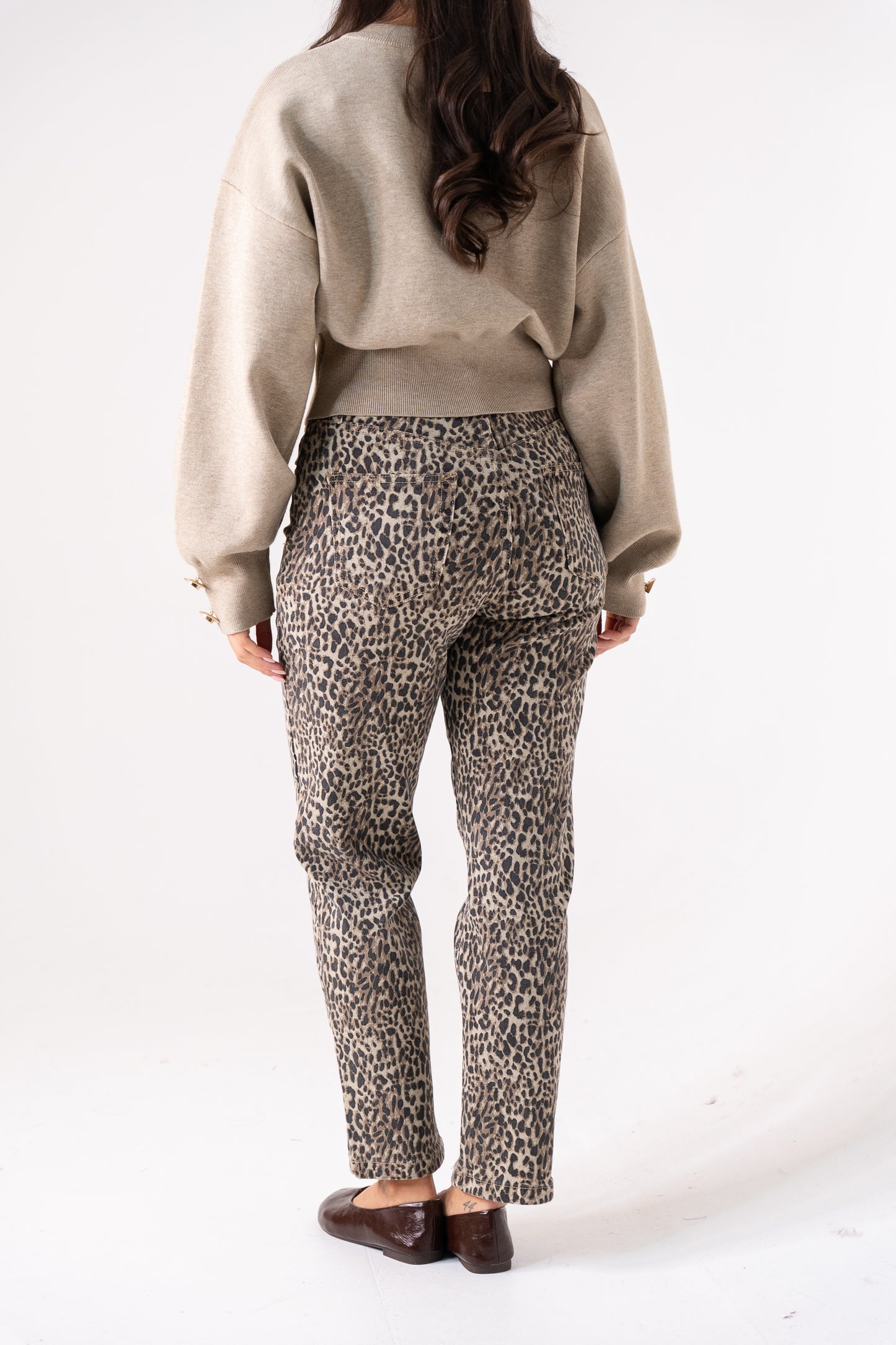 Love Laura Mom Jeans In Leopard