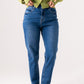 Love Laura Mom Jeans In Mid Wash