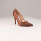 Love Laura Pearl Detail Heel In Chocolate