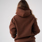 Love Laura Pullover Hoodie In Chocolate