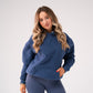 Love Laura Pullover Hoodie In Navy