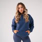 Love Laura Pullover Hoodie In Navy