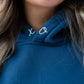 Love Laura Pullover Hoodie In Navy