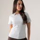 Love Laura Short Sleeve Ribbed T-Shirt In Grey