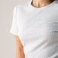 Love Laura Short Sleeve Ribbed T-Shirt In Grey