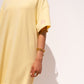 Love Laura Contrast T-Shirt Dress In Lemon