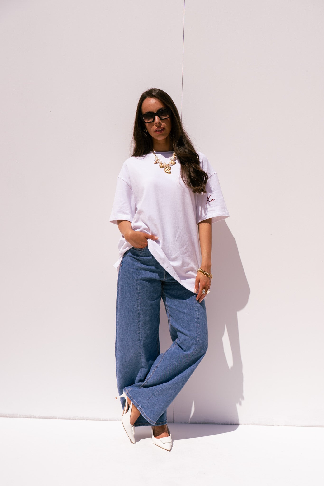 Love Laura T-Shirt In White