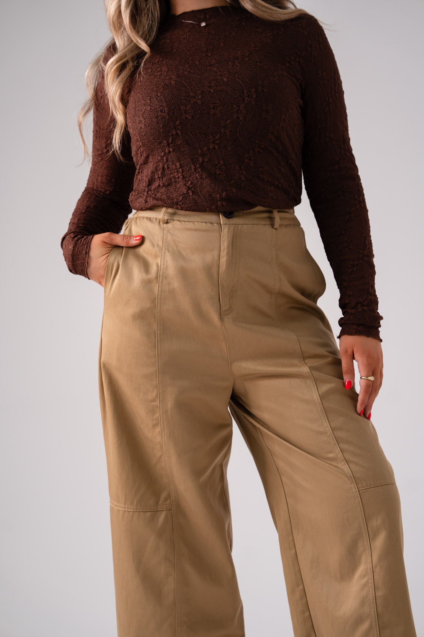 Love Laura Trouser In Sand