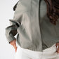 Maria Short Trench Coat In Khaki