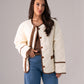 Megan Quilted Jacket In Cream
