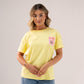 Melanie Miami Beach Coconut T-Shirt In Yellow