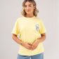 Melanie Scooter Graphic T-Shirt In Yellow