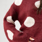 Millie Spotted Jumper In Wine