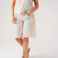 Millie Stripe Shorts In Pastel Mix