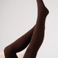 Natalie Opaque Tights In Chocolate