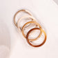 Olive Bangle Stack In Natural Mix
