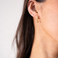 Olive Diamante U Shape Earring In Gold