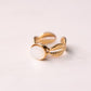 Olive Leaf Design Ring In Gold