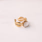 Olive Leaf Design Ring In Gold