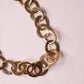 Olive Oversize Link Necklace In Gold