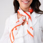 Orla Cherry Print Neck Scarf In Red