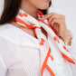 Orla Cherry Print Neck Scarf In Red
