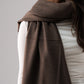 Orla Luxe Tassel Scarf In Coffee